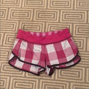 Checkered Lululemon Shorts